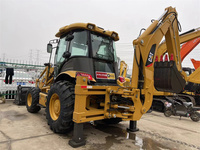 Excavadora Multifuncional Confiable para Carreteras Municipales, Retroexcavadora Caterpillar CAT420F de Segunda Mano