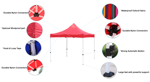 Toldo Plegable 3x3 Completo Party Tente Auvent Accessoires Gazebo Tenda 1.5X1.5 <span class=keywords><strong>Barnum</strong></span> 2X2 Carpa Plegable Para Autos Carpas 2X2 - Product Image 4