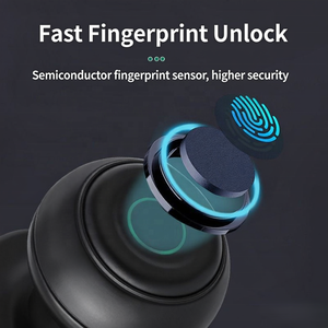 Auvinx Cerradura Inteligente OEM ODM 指纹智能生物识别门锁公寓房间涂鸦门禁数字旋钮锁家用 - Product Image 4