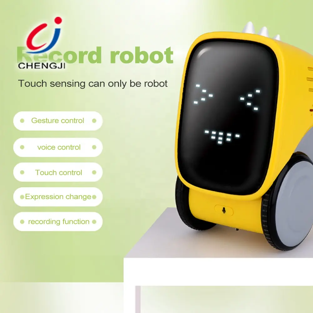 Chengji Intelligent plastic electronic smart pocket robot voice control toys robot