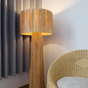 Artistic <span class=keywords><strong>Wabi</strong></span>-Sabi Style Japanese Retro Tea Room, Living Room, Dormitorio Mesita de noche Iron Art Style Study Lámpara de pie. - Product Image 3