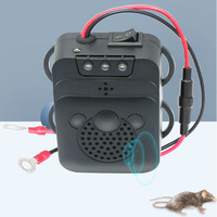 Protection moteur de voiture 12V Véhicule antiparasitaire Ultrasonique Répulsif rat avec lumière clignotante pour répulsif animal longue distance