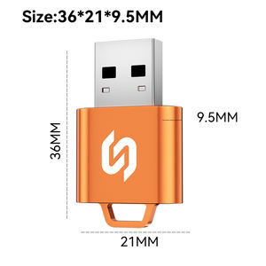 Mini Adaptador USB/Tipo-C Naranja para Convertir CarPlay con Cable a Inalámbrico, Actualización del Sistema de Infoentretenimiento de Fábrica 2026 - Product Image 2