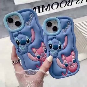 Custodia per telefono con bordo ondulato e carino in 3D Stereo per <span class=keywords><strong>iphone</strong></span> <span class=keywords><strong>11</strong></span> 12 13 14 15 16 Pro Max <span class=keywords><strong>Cover</strong></span> posteriore antiurto in <span class=keywords><strong>Silicone</strong></span> - Product Image 1