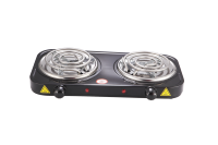 Cuisinière électrique portable 2000 W, idéale pour la cuisine domestique, durable, double brûleur, température réglable, petite cuisinière électrique