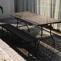 Table pliante en plastique/ mesas y sillas para eventos