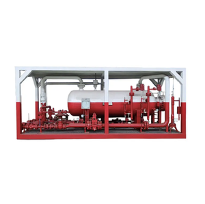 ผลิตภัณฑ์แท้ดั้งเดิม ASME เครื่องแยกน้ำมันแบบสามเฟสชนิดติดตั้งบนแท่น (Skid Mounted) สำหรับทดสอบบ่อน้ำมันแบบแนวนอน อุปกรณ์สำหรับงานน้ำมันในสนามน้ำมัน - Product Image 4