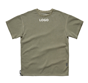 Son erkek düz renk pamuk Tee yüksek kalite yaz artı boyutu o-boyun temel t-shirt - Product Image 3