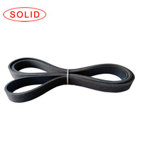 Courroie de ventilateur nervurée EPDM de qualité OEM, courroie de transmission en caoutchouc 3911568 8PK1435 pour l'automobile, les industries agricoles et de la construction