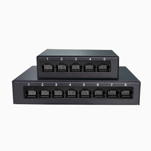 Switch Ethernet de 5 Puertos 10/100 Mbps, Venta Directa de Fábrica, Carcasa de Hierro, 5 RJ45, Switch de Red Ethernet Rápido para Oficina y Empresas, ODM/OEM - Product Image 1