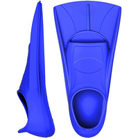 Palmes de plongée souples en Silicone, entraînement de plongée libre, palmes courtes, plongée en apnée, palmes de natation