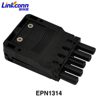 Connecteur de câblage EPN1314 Mâle-Femelle à déconnexion rapide Push-Pull, 3, 4 ou 5 broches, avec contacts en laiton pour alimentation électrique