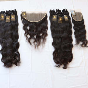 Vierge brésilienne supérieure Grade 11A 12A élégant lâche vague profonde indien brut 6x6 13x6 pour dentelle fermeture frontale prix usine naturel Wa - Product Image 2