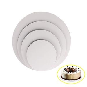 Vente <span class=keywords><strong>en</strong></span> gros de planches à gâteau robustes ondulées et rondes sulfurisées 6 8 10 12 pouces Pizza White Cake Circle Base boards plaque - Product Image 6