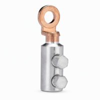 Connecteur bimétallique cuivre-aluminium de type boulonné, borne annulaire ronde, cosses de câble à soudure par friction