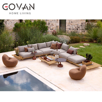 Chaise longue d'extérieur en teck massif, style tendance, pour jardin, hôtel, loisirs