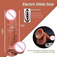 Vibrateurs Pénétrants pour Femmes, Masturbateurs, Jouets Sexuels, Vente Chaude, Télécommande, Silicone Liquide Chauffant, Réaliste, Doux, Dildo Clitoridien