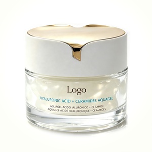 Crème-Gel Hydratante et Liftante <span class=keywords><strong>Aquagel</strong></span> Acide Hyaluronique + Céramide Marque Blanche – 4 Acides Hyaluroniques Moléculaires qui Lifting et Minimisent les Rides - Product Image 1