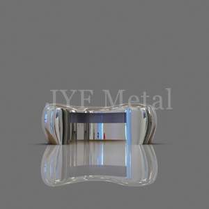 JYF EX615 Barra de Bar de Acero Inoxidable con Acabado Espejo Art Deco, Resistente al Agua, Multifuncional, de Montaje en Suelo para Hoteles de Lujo - Product Image 1