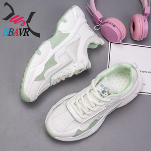 Zapatos Deportivos Transpirables de Malla Blanca para Mujer, con Suela Gruesa, a la Moda, para Salir de Verano - Product Image 6
