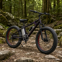 Vélo électrique à pneus larges de 26 pouces, 48 V 250 W, cadre en aluminium, pour la vente en gros