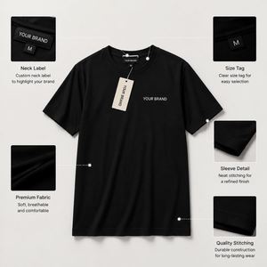 T-shirt Américain Rétro Ample à Manches Courtes en Coton Lavé 230 GSM avec Logo Imprimé Personnalisé, Style Hip Hop, 100 % Coton, Vierge - Product Image 6