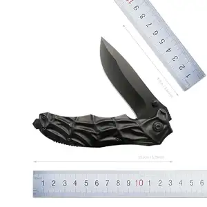 High End Price Black Oxide Stainless Steel Folding Pocket Knife With Liner Locking 286