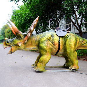 Dinosauro Animatronico Cavalcabile per Bambini, Attrazione per Centri Commerciali e Parchi Avventura, Giostre Elettriche per Bambini - Product Image 4