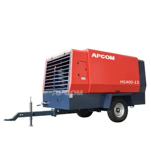 13bar 400cfm Cummins diesel compressors mining 180psi screw air compresor 400 cfm 11m3/min diesel compressor air air-compressor