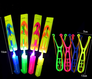 Đồ Chơi Máy Bay Trực Thăng Súng Cao Su LED Giá Rẻ Có Còi Tròn Phát Sáng Đồ Chơi Mũi Tên Huýt Sáo Bay Cho Trẻ Em - Product Image 5