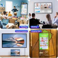 Deze touchscreen-monitor kan worden gebruikt met computers, laptops, tablets, smartphones en gamingapparaten, 32 inch, 1920 x 1080P