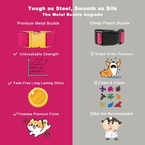 Collar <span class=keywords><strong>para</strong></span> Perro NIBAO con Lindo Lazo de Marinero Rojo Rosa, Collares Ajustables con Lazo <span class=keywords><strong>para</strong></span> Cachorros <span class=keywords><strong>Machos</strong></span> y Hembras - Product Image 5
