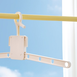 <b>Wardrobe</b> & Living Room Versatile Hanging Scenes for Clothing Plug-in Design Plastic Hanger with Function - Product Image 3