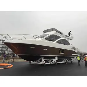 16.87m Speed Boat Fiberglass 55ft Private Luxury Yacht 12 Passenger Speed Boat Fiberglass Internal-combustion Engine