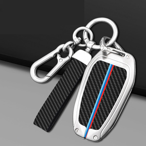 Pour <span class=keywords><strong>CITROEN</strong></span> métallique fibre de carbone motif clé de <span class=keywords><strong>voiture</strong></span> étui sac housse - Product Image 2