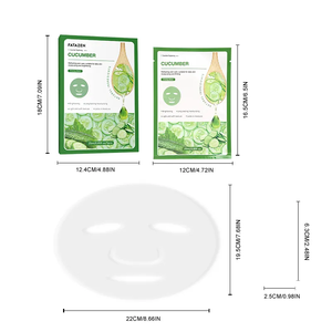 <span class=keywords><strong>Prix</strong></span> de gros Masque facial hydratant anti-rides Lifting au concombre de marque privée Masques faciaux personnalisés Drap de beauté - Product Image 6