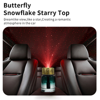 Diffuseur d'huiles essentielles portable en verre intelligent pour voiture, avec projection de lumière étoilée, lumière décorative, aromathérapie, rafraîchit l'air