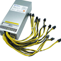 Module d'alimentation HUIYU/OEM 2U ATX 2000W pour boîtier de rig 4U 8GPU, sortie 5V/12V, interface 24 broches, serveur de bureau en rack, en stock