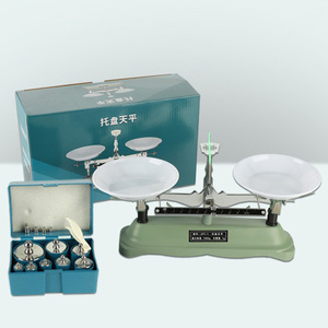 Pan balance, <b>weights</b>, household <b>small</b> balance, student physics equipment, laboratory pan balance, mechanical balance, teaching - Product Image 2