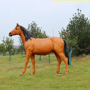 ブロンズ馬彫刻高硬度カスタマイズユーティリティ等身大工場カスタマイズ