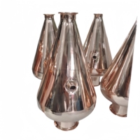 Équipement de distillation d'alcool en cuivre rouge de haute qualité en gros Nouveaux raccords de distillateur à tête d'oignon Moteur de casque Stiller