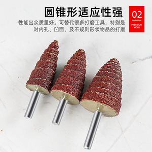 Disco de Lijado Cónico Xi'an con Hojas Abrasivas Finas para Metal, Madera y Tallado de Raíces - Product Image 5