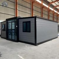 Casa Contenedor Expandible de 20 pies/40 pies, Casa Modular Prefabricada de Lujo con 3 Dormitorios, Estructura de Acero, Casa Móvil Pequeña en Venta