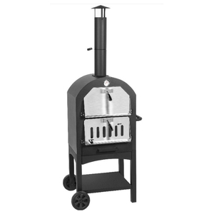 <span class=keywords><strong>Four</strong></span> à pizza d'extérieur portable en acier inoxydable, barbecue en métal, <span class=keywords><strong>four</strong></span> à <span class=keywords><strong>bois</strong></span> avec <span class=keywords><strong>pelle</strong></span> en pierre à pizza et couvercle gratuit - Product Image 1