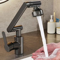 Robinet de lavabo rotatif à 360 degrés, nouveau robinet multifonction chaud/froid pour cuisine et salle de bain