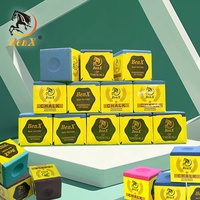 Craie de billard BenX en cubes, accessoires pour table de billard, craie pour queue de billard de qualité supérieure, couleur et marque personnalisées