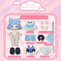 Süße Minzgrüne Katzenohren BJD 12-Punkt-Puppe, Anime-Stil Großäugige Gelenkpuppe, Komplettes Kostümset, Posierbare Sammlerfigur