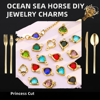 Ocean Sea Horse DIY Charme À La Main En Acier Inoxydable D'été Bord De Mer Animal Pendentif pour Boucle D'oreille Collier Bijoux 18k Or Cadeau