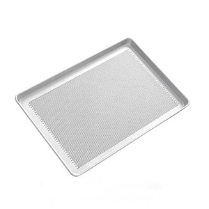 Teglia Rettangolare in Alluminio ad Alta Resistenza per <span class=keywords><strong>Pizza</strong></span>, Pane e Torte, per Uso in Forni Commerciali - Product Image 5