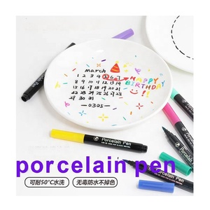 <span class=keywords><strong>Rotulador</strong></span> de pintura acrílica de 12 Colores de primera calidad, bolígrafos de cerámica de <span class=keywords><strong>porcelana</strong></span> con pincel <span class=keywords><strong>para</strong></span> regalos de Navidad, marcadores y Resaltadores permanentes - Product Image 5